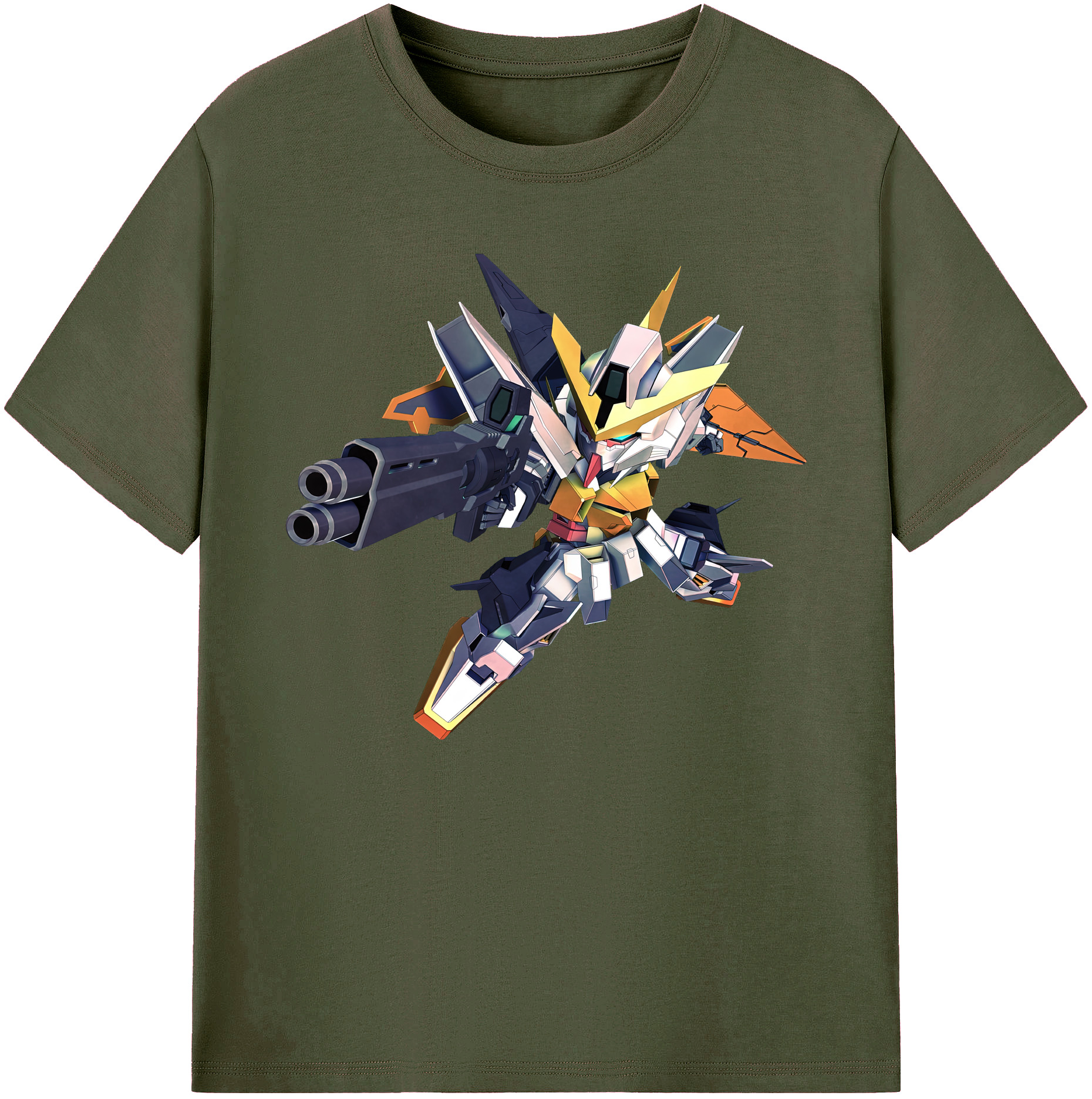 （画像用） 機動戦士ガンダム Mobile Suit Gundam 綿100％ メンズ半袖Tシャツ｜肌触りやわらか＆通気性